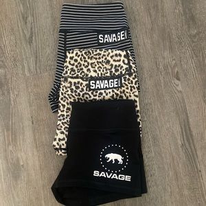 Savage Barbell Spandex Shorts